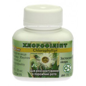 Chlorofillipt 40 tabletek Naturalny antybiotyk